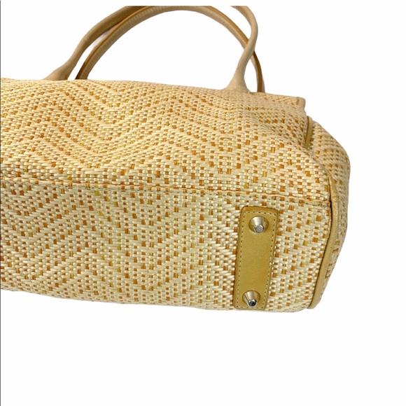 Giani Bernini Straw Clutch Handbag - Picture 3 of 8